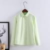 Luxurious Long Sleeved Cotton Oxford Leisure Shirt For Women In Vibrant Colors