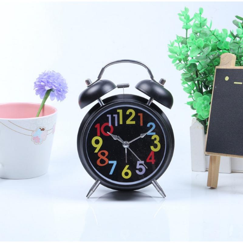 4-inch metal creative gift watch, luminous children's alarm Korean digital dial