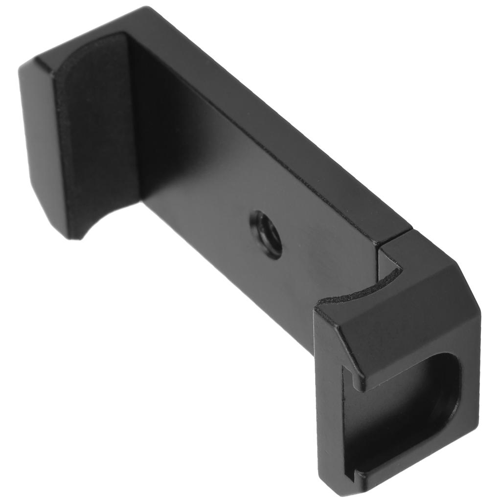 Smartphone-klemme i aluminiumslegering Mobiltelefonholder med blitssko 1/4-tommers skruehull