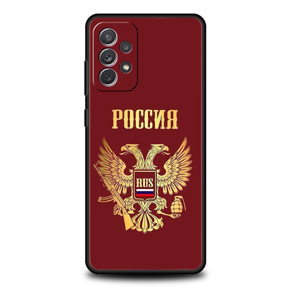 CCCP Flag Phone Case For Samsung Galaxy A17 A07 A55 A35 A25 A15 A05s A33 5G A31 A23 A21s A13 A41 A73 A53 A51 A71 A03s S10 Cover