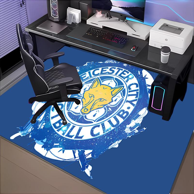 1PC Leicester City Football Club Floor Mat for Living Room, Game Rooms, Office, Bedroom, Office Floor Mat Playful Design, Christmas fan gifts