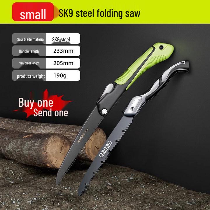 Compact Folding Hand Saw for Woodworking and Tree Cutting