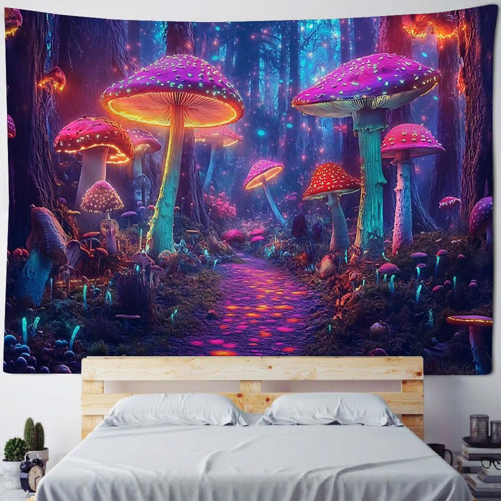 Fairy Tale Forest Tapestry Home Wall Decoration Kawaii Hippie Fantasy Room Art Decoration Background Blanket Bed Sheet
