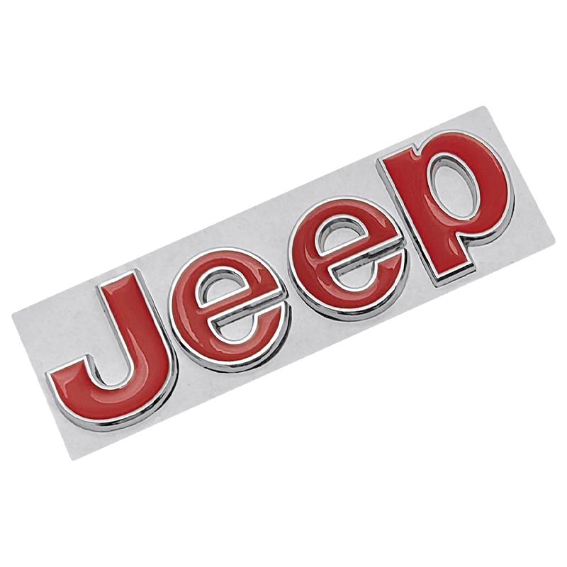 13.5X4cm Metal for Jeep Grand Cherokee Wrangler Renegade Patriot Compass Liberty Commander Car Front Trunk Side Emblem Stickers
