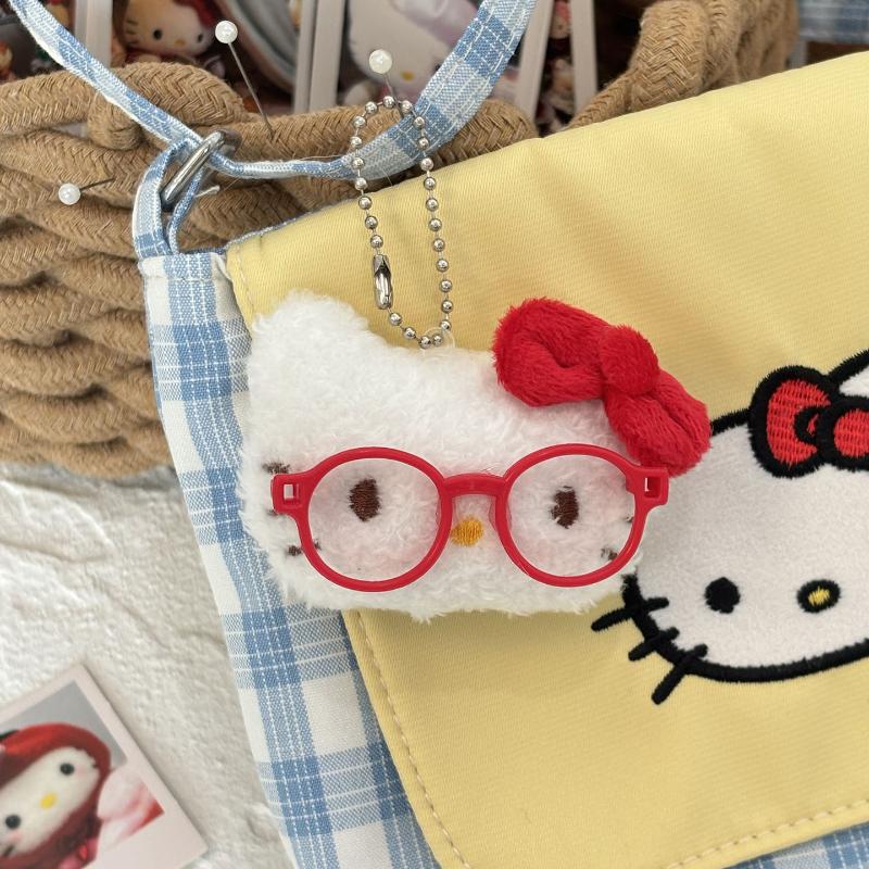 

1/2 шт. Каваї Санріо Плюшевий Брелок Hello Kitty Жіноча Сумка Підвіска Декорація Аксесуари Мультяшне Кошеня Плюшева Лялька Брелок A3