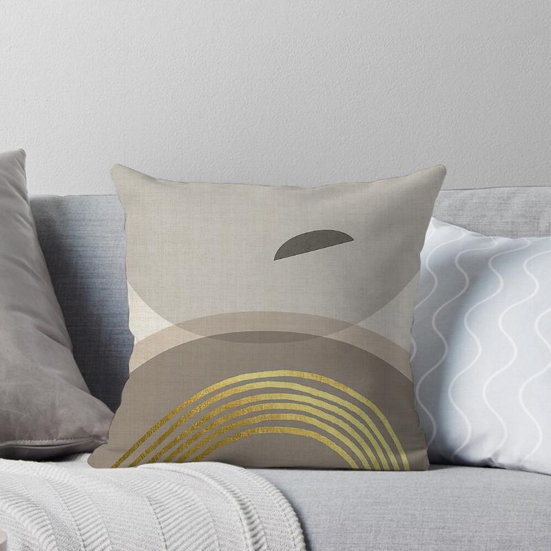 Decorative Home Pillow Case Cushion Covers 45*45 Nordic 40*40 40X40Cm 50X50Cm Irregular Color Block Living Room Boho Geometric