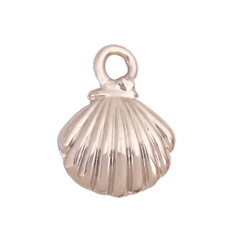 Marine Organism Sea Horse Turtle Fish Conch Shell Starfish Charm Pendant,Real 8K Gold Plated Zircon Jewelry Finding Supplies S05