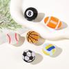 1Pc Sporty Style Creative Shark Clip Basketball Football Hair Grab Clip Cartoon Ponytail Clip Girl Hairpin Headpiece  Decor Gift