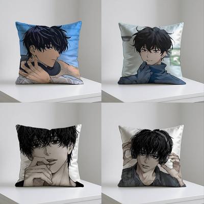 SSeba Natsuki Case Plush Fabric Soft Pillowcase Double Sided Print Cushion Cover Household Gifts