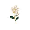 Internet Celebrity Daisy Flower Brooch Pink White Green Leaf Daisy Daisy Pin Femininity Suit Corsage