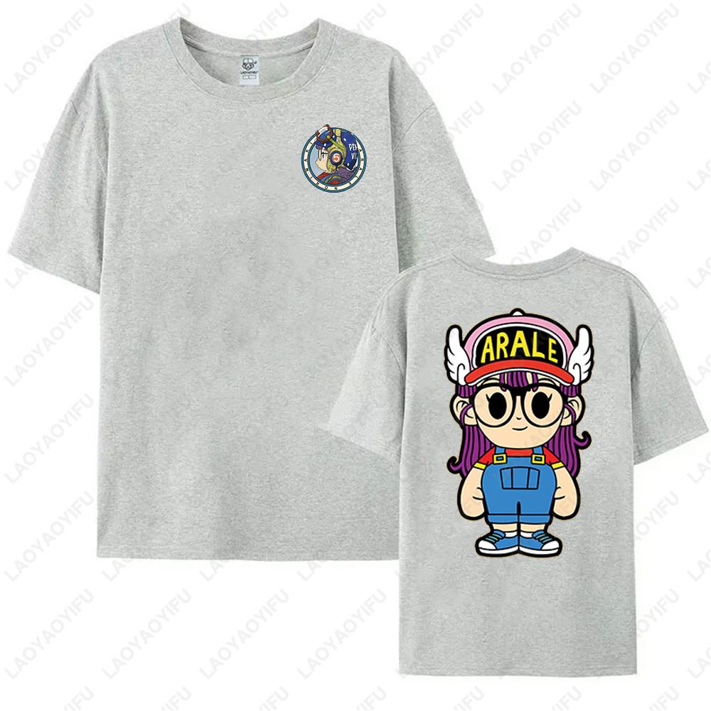 Cartoon Anime Little Girl Arale Graphic Tshirt Japanese Manga Printing Unisex Streetwear Kawaii Retro Trend Cool T Shirts Gifts