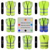 Reflecterend Net Veiligheidsvest voor Verkeer en Bouwplaatsen