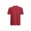 Under Armour Solid Logo Crew Neck Sports Short Sleeve T-Shirt Men Tops Radio-Red 1370441-890