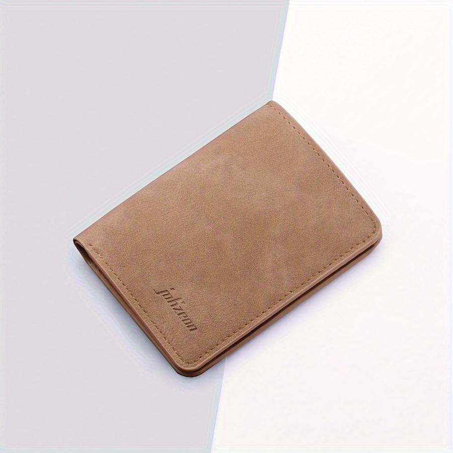 1pc Men's Vintage PU Leather Mini Wallet with Multi-Card Slots, Ultra-Thin Driver's License Holder