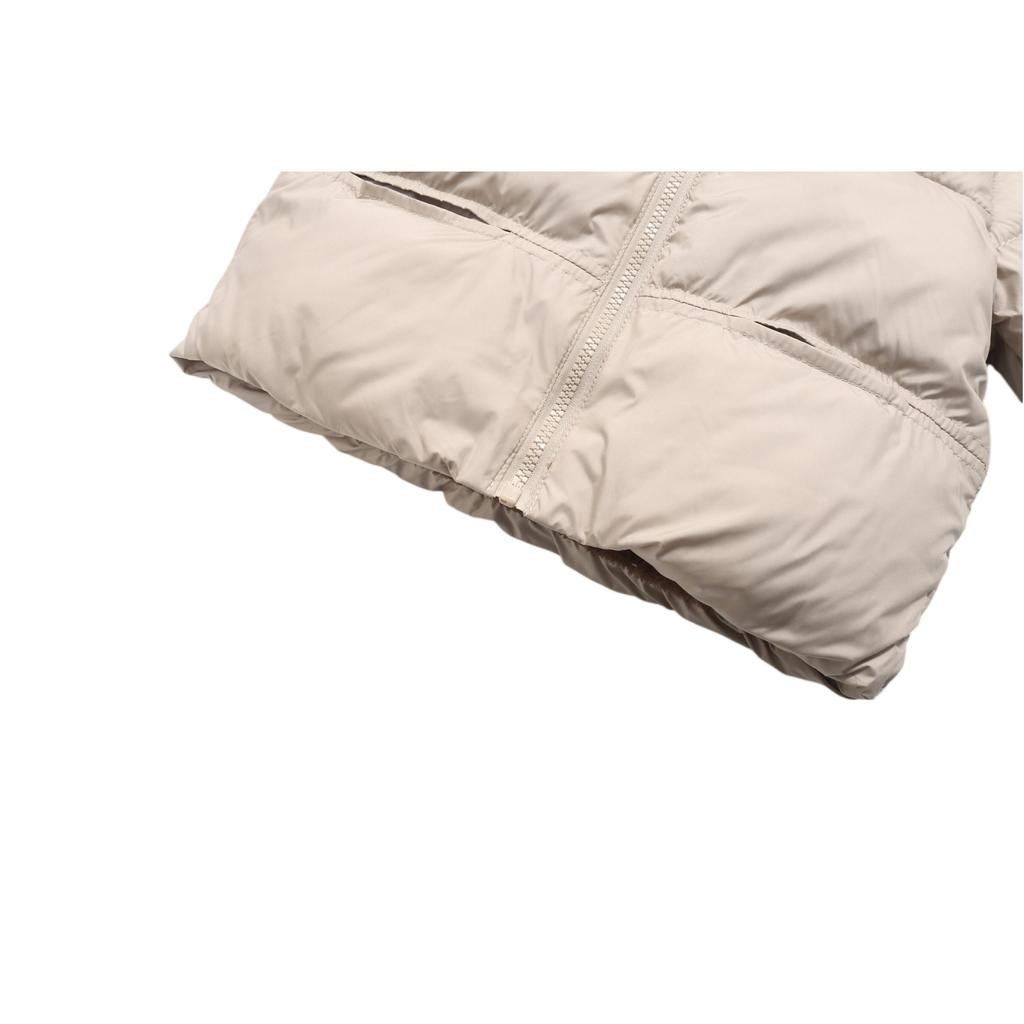 Kids' Pocket Coat - Solid Color Short Cotton Jacket