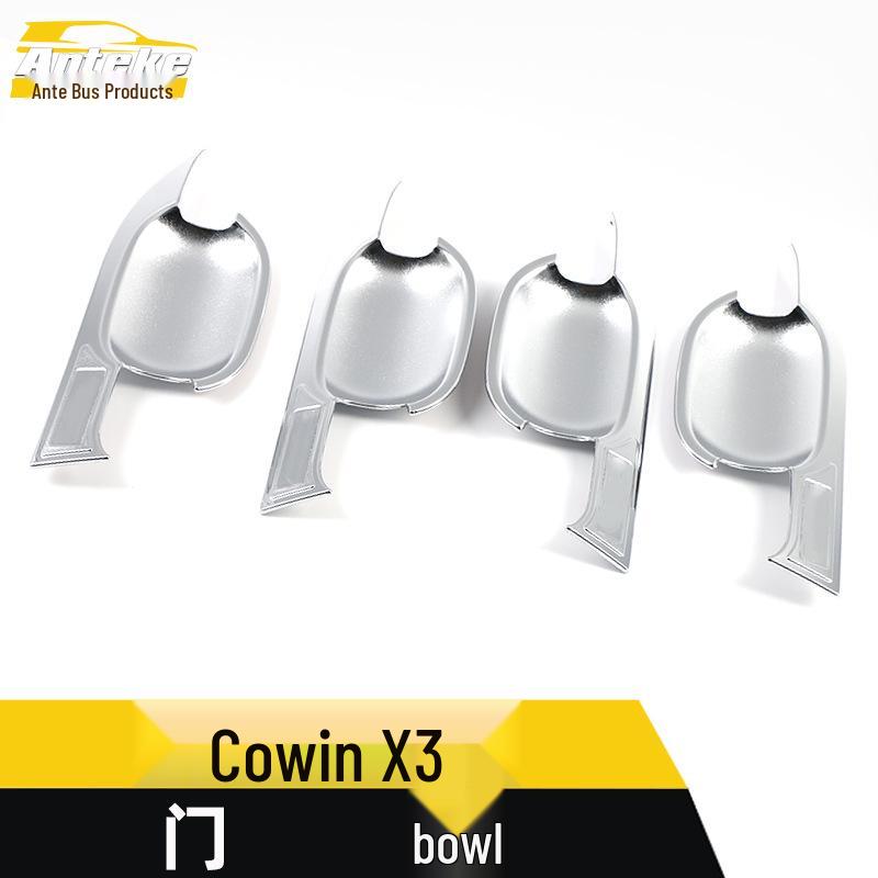 Cowin X3 Electroplated Door Bowl Anti-Scratch Cover & Decorative Sticker