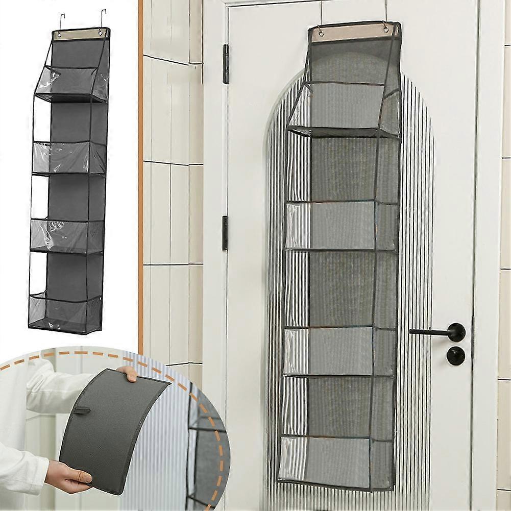 Multi-Functional Fabric Hanging Bag For Behind The Door Multi-Layer Storage