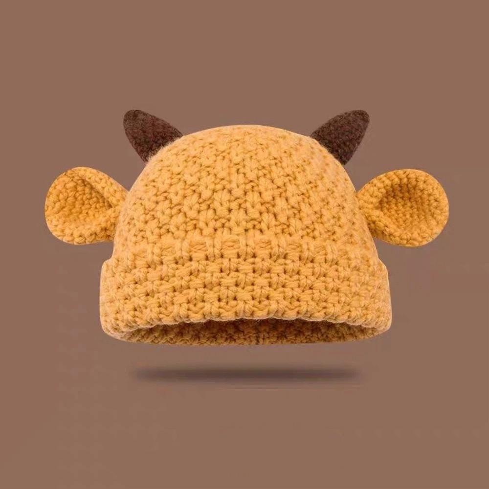 Keeping Warm Pullover Hat Cute Ear Women's Hat Cute Beanies Cap Winter