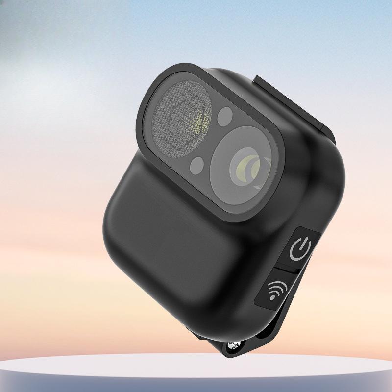 Strong Light Headlight Imitation Camera Waterproof Charging Long Battery Life Outdoor Head-mounted Fishing Night Fishing Zoom Sensor Light