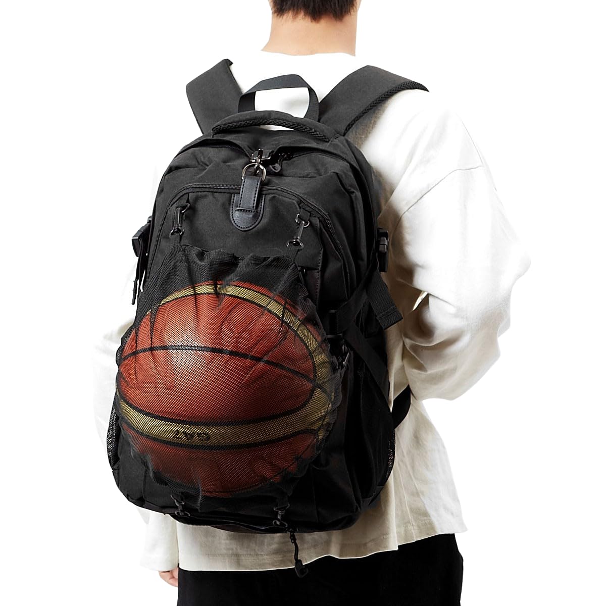 

Multifunctional Basketball Basketball Basketball Bag c185 [monoii] Bag, Backpack, чорний