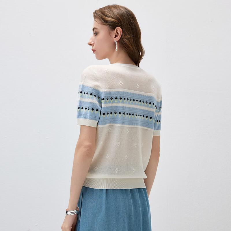 Kemengboka 2026 Women's Short Sleeve Knitted T-Shirt