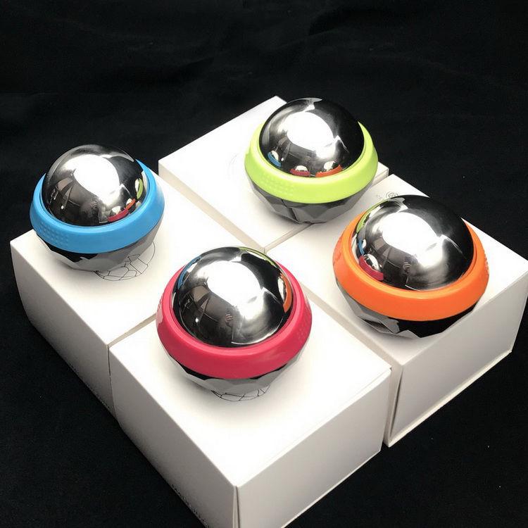 Diamond Edition Stainless Steel Massage Ball - Hot/Cold Therapy Handheld Roller for Muscle Relaxation, Yoga, Fitness (60mm)