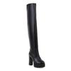 Large Size Autumn and Winter Women's Boots Waterproof Platform High-heeled Knee Boots H