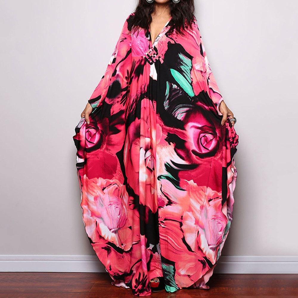 Maxi Long Dress Summer Sunscreen Smock Casual Vacation Swimsuit Cover Up Dress Bathing Suit Loose Bikini Cover-Ups for Women