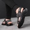 Fashion Summer New Men's Sandals Fashion  Design Styles Outdoor Leisure Street Walking Comfortable Casual Beach Classic Black Brown