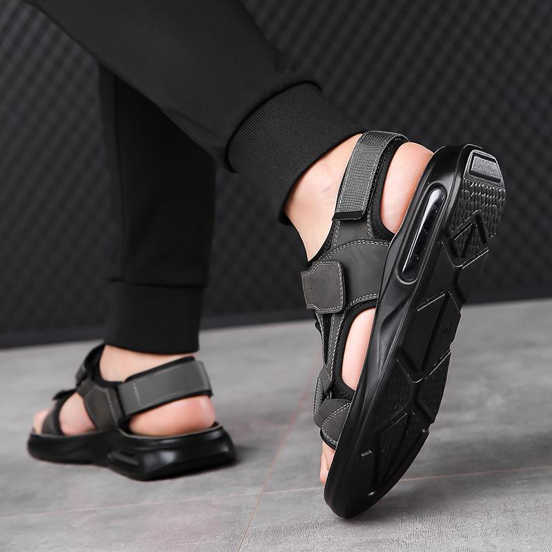 Fashion Summer New Men's Sandals Fashion  Design Styles Outdoor Leisure Street Walking Comfortable Casual Beach Classic Black Brown