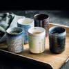 Hohe Vintage Glasur Keramik Kaffee Tee ohne Henkel Japanisches Restaurant Trinkgeschirr Mehrfarbig Wasser Tee Tassen Koreanische Tasse Papa