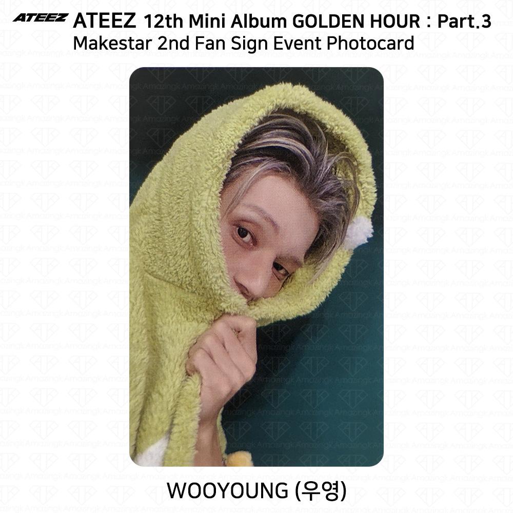 ATEEZ 12th Mini Golden Hour Part.3 Makestar 2nd Fan Sign Event Photocard