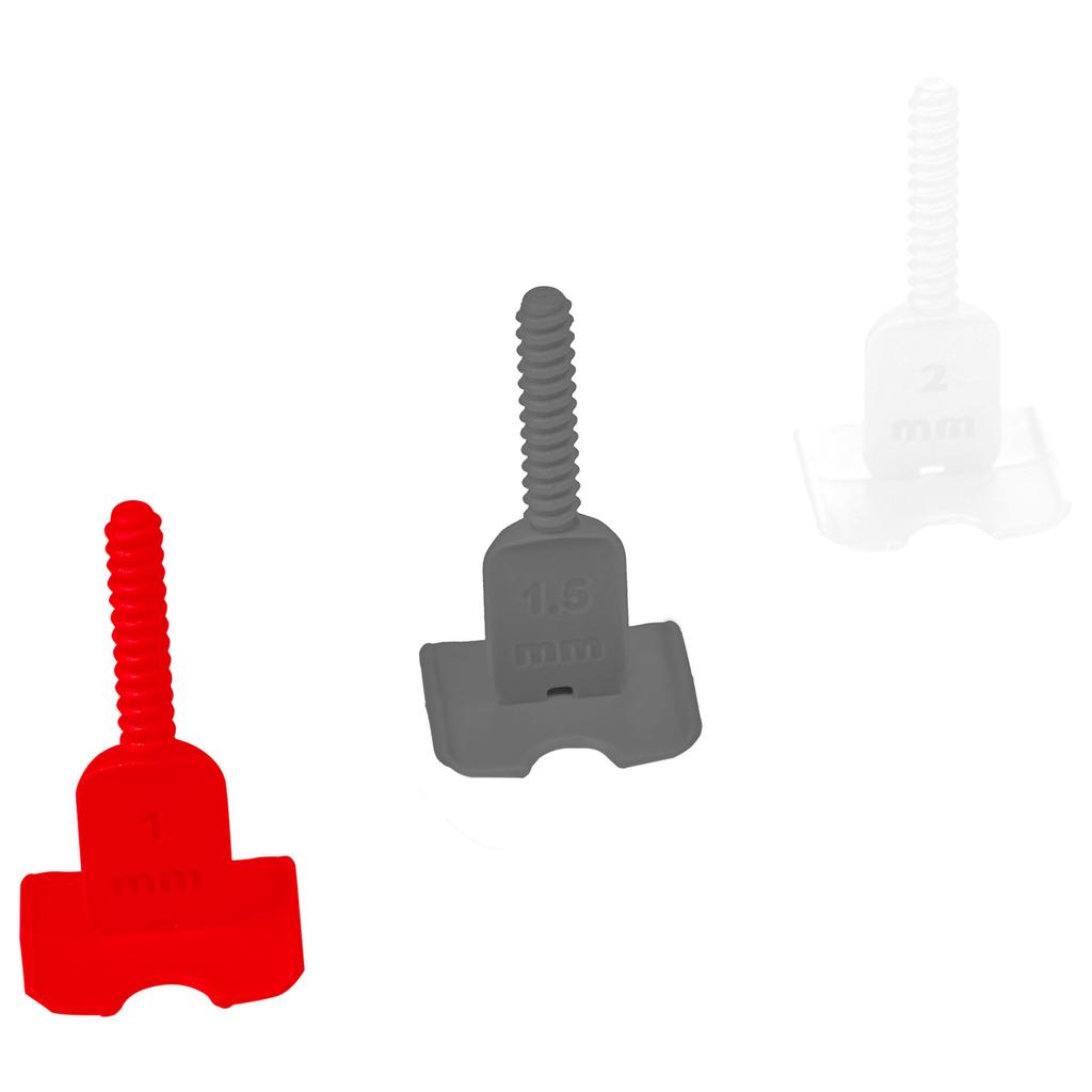 VORSTAHL Tile Leveling System Clips No. 3 (pack of 100 Pcs) 1.5mm Vorstahl