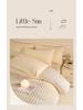 2025 New Winter Faux Rabbit Fur & Milk Velvet Flannel Bedding Set: Thickened, Warm, 4-Piece, Includes Fitted Sheet