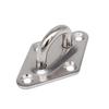 Stainless Steel Diamond Door Latch Set & Hammock Fixing Buckle with Eye Plate for Shade Sail Accessories.