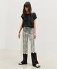 Leuba Crispy Volume Cropped Blouse - Black