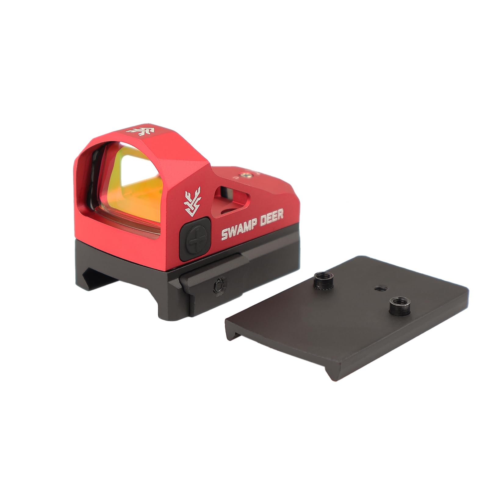 

SWAMP DEER OPTICS HD1x24 Міні коліматорний приціл, ударостійкий до 1500 г, приціл з відкритою точкою, сумісний з планками 20 мм (RD)