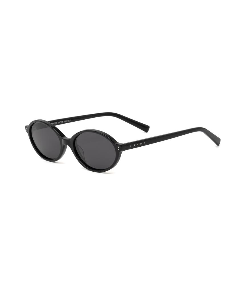 MILLO WOMEN Noob Oval Glasses [Black]