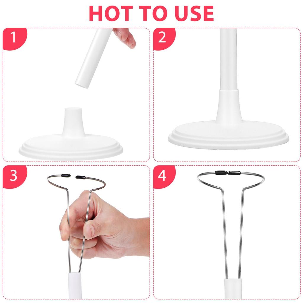 NUOLUX Doll Stands, Doll Bases, 4-Piece Set, 26.5cm x 37.5cm, Figure Stands, Doll Figure Stands, Plush Toy Stands, Doll Display Stands