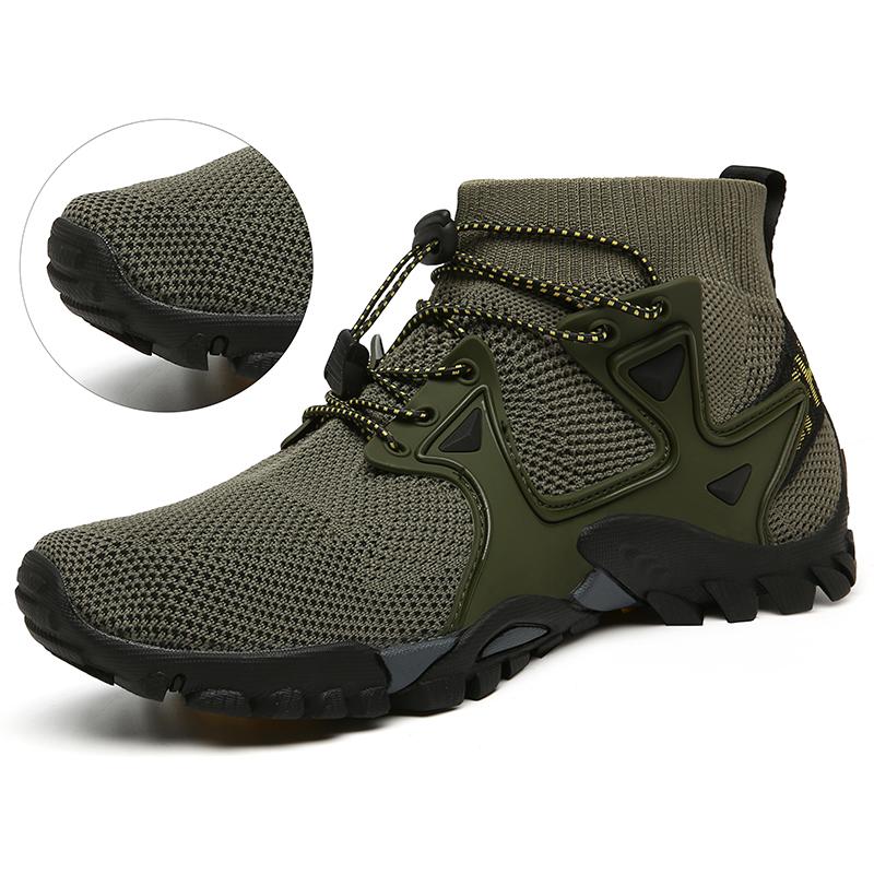 36-47 Women/Men's Hiking Shoes Outdoor Sports Shoes Waterproof Non-slip Hiking Shoes Breathable Wading Shoes Outdoor Climbing Trekking Boots