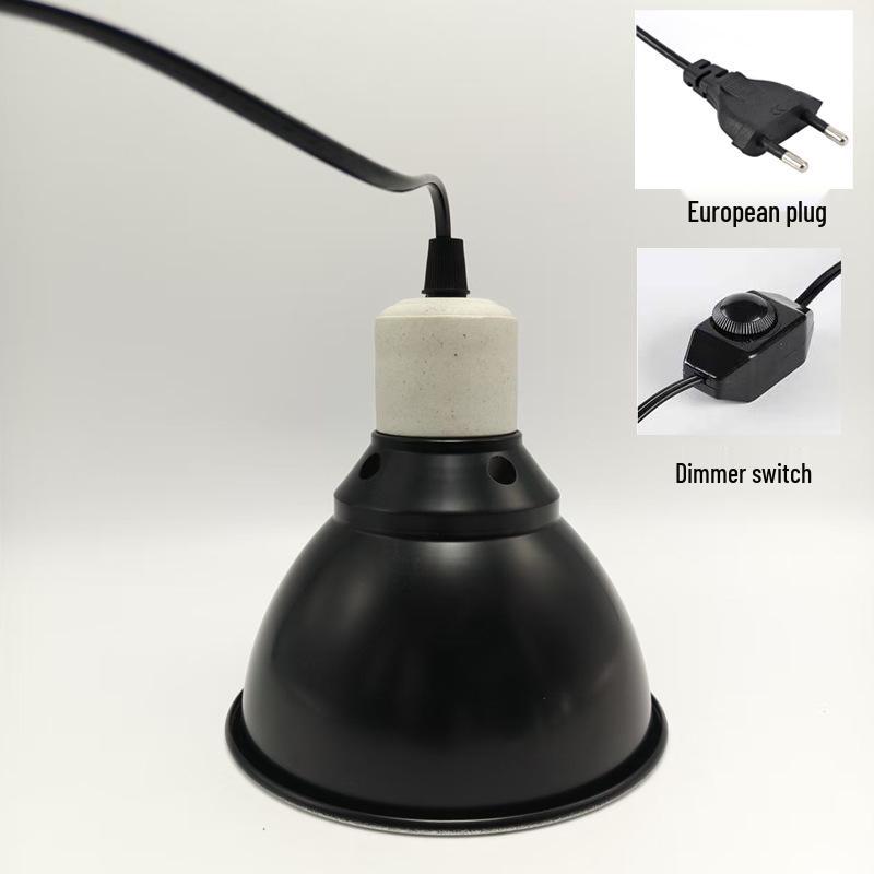 In-Stock UVB/UVA High-Reflectivity Reptile Heat Lamp Cover - Heat-Resistant, Deep Bucket for Tortoises