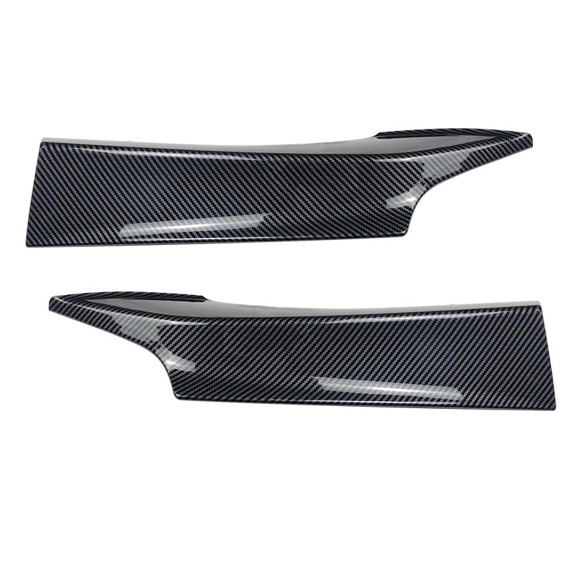 2Pcs Front Bumper Lip Splitter Body Kit For BMW 1 Series F20 F21 M135i Pre LCI M-Sport 2012-2015 Splitter Sport Exterior Tuning