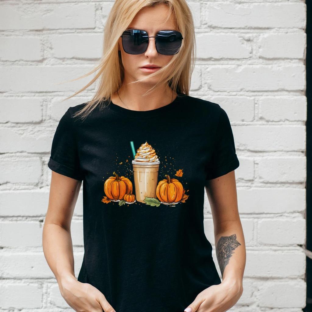 PUMPKIN SPICE COFFEE T-Shirt, Thanksgiving AUTUMN, FALL , Unisex and Lady Fit