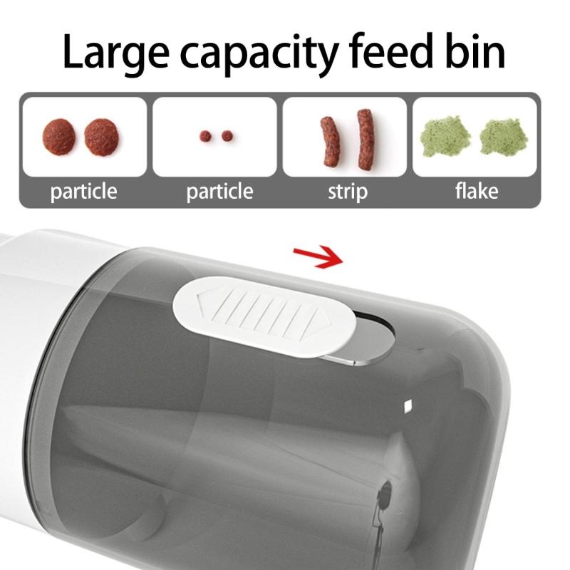 Programmable Pet Feeders Moisture Proof Battery Operated Tanks Dispenser for Home Office Aquariums Battery Operated