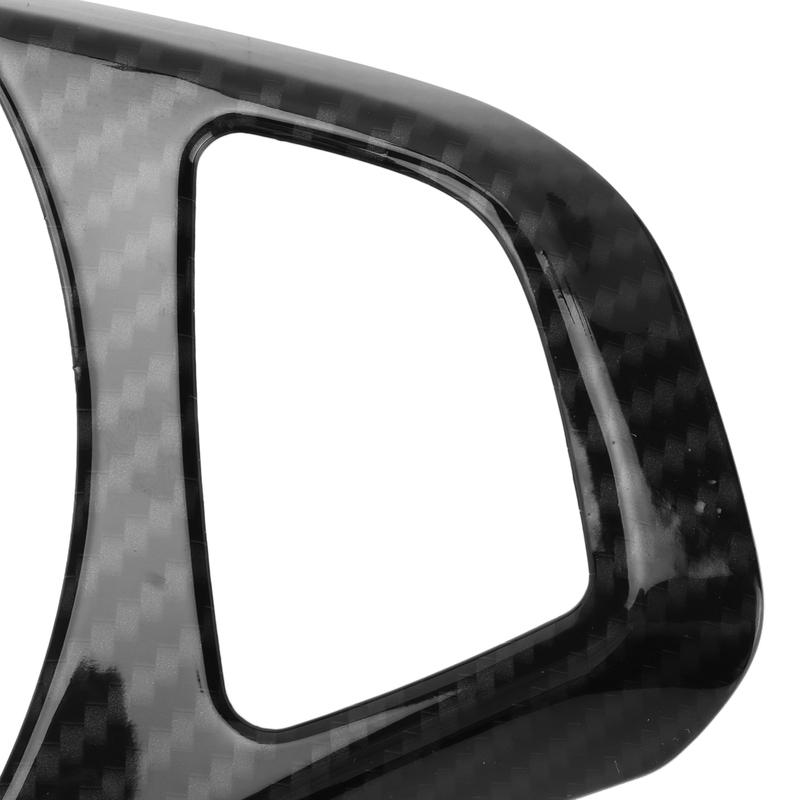 Car Styling Steering Wheel Trim Cover Sticker Carbon Fiber Replacement for X3 E83 2006‑2009 Steering Wheel Decoration