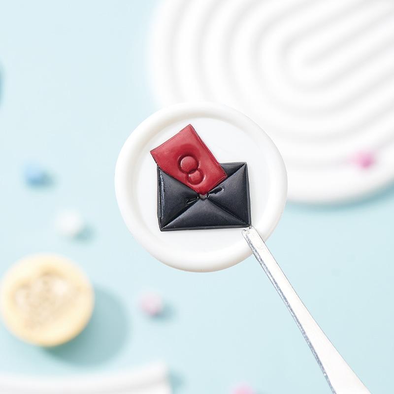 High-end Wax Seal Stamp Head About LoveEnvelope Wedding Sealing Brass Stamp for Creative Decorative Invitations Cards Decoration