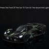 1:32 Valkyrie Vulcan Alloy Sports Car Model Toy Diecast Metal Door Opened Sound Light Pull Back Miniature Car Boy Christmas Gift