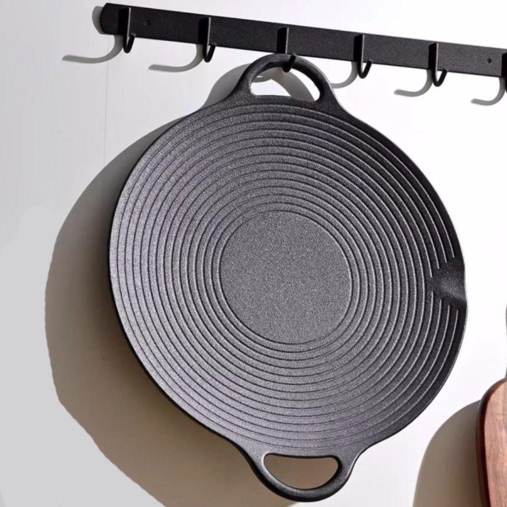 Korean Style BBQ Grill Pan Non Stick Baking Tray Practical Grill Plate  Camping