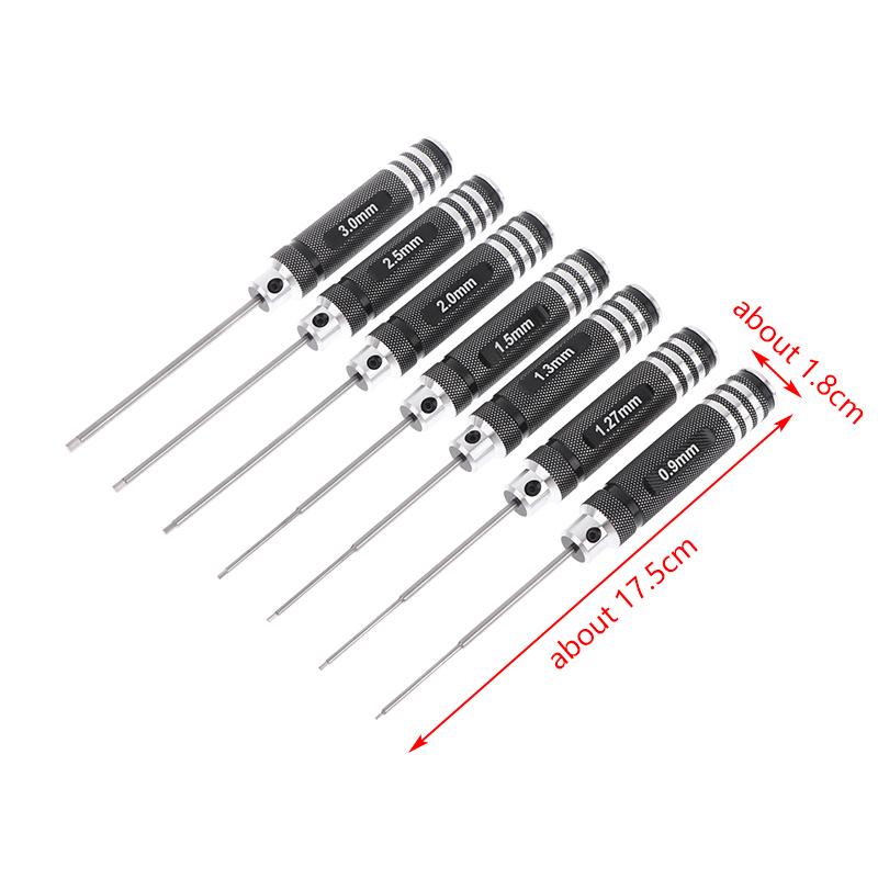 Model Airplane Model Hexagonal Screwdriver Wrench 1.27/1.3/1.5/2.5Mm Hexagonal Maintenance Tool Set