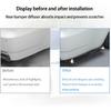 Augeny 2 PCS Rear Bumper Canard Diffuser, Anti-Crash Bumper Lip Body Kit, Universal Rear Installed Lip Diffuser Splitter Canard Protector (Carbon